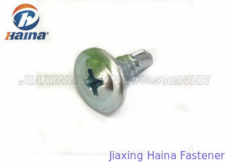White Color HDG flat head carbon Steel Coarse Thread  Self Drilling Screws