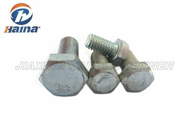 DIN933 M16 Gr.8.8 μπλε καλυμμένο ψευδάργυρος άνθρακα μπουλόνι δεκαεξαδικού νημάτων χάλυβα πλήρες