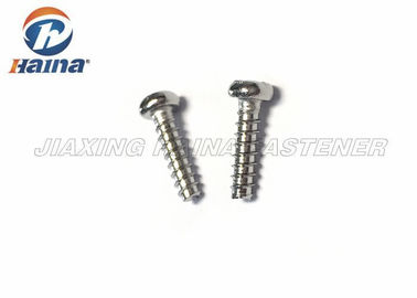 Διάμετρος 2mm 316 ανοξείδωτου βιδών μηχανών παν κεφάλι με το νήμα 6mm - 65mm