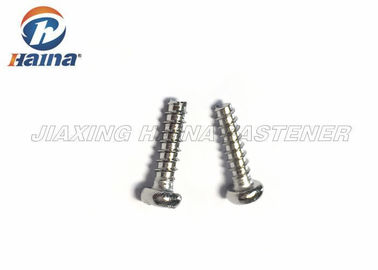 Διάμετρος 2mm 316 ανοξείδωτου βιδών μηχανών παν κεφάλι με το νήμα 6mm - 65mm