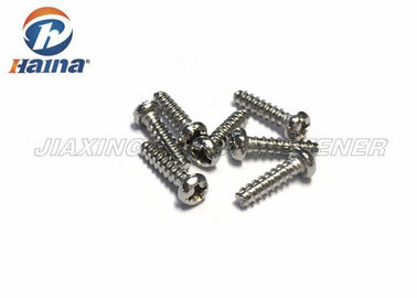 Διάμετρος 2mm 316 ανοξείδωτου βιδών μηχανών παν κεφάλι με το νήμα 6mm - 65mm