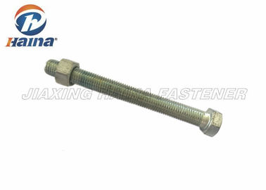 Επικεφαλής γαλβανισμένοι DIN933 M12x130 Gr.8.8 μπουλονιών δεκαεξαδικού κεφαληφόροι κοχλίες δεκαεξαδικού καυτής εμβύθισης
