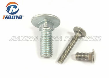 DIN603 καλυμμένο ψευδάργυρος Mushroon γύρω από τα επικεφαλής τετραγωνικά μπουλόνια μεταφορών λαιμών