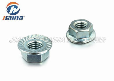 Hexagon κομμένος οδοντωτά locknut φλαντζών κίτρινος ψευδάργυρος που καλύπτεται για τη σύνδεση σωληνώσεων