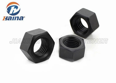 Χάλυβας άνθρακα 8,8 βαθμός μαύρα ASTM A563 M8 M10 M12 M16 επικεφαλής καρύδια δεκαεξαδικού διαμέτρων