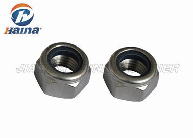 Ανοξείδωτο 304 DIN985 DIN982 μετρικά Thead locknuts παρεμβολών δεκαεξαδικού νάυλον