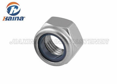 Ανοξείδωτο 304 DIN985 DIN982 μετρικά Thead locknuts παρεμβολών δεκαεξαδικού νάυλον