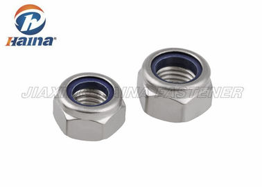 Ανοξείδωτο 304 DIN985 DIN982 μετρικά Thead locknuts παρεμβολών δεκαεξαδικού νάυλον