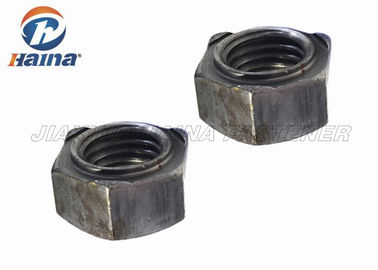 Η πεδιάδα μ3-M16 DIN929 τελειώνει τα Hexagon καρύδια συγκόλλησης χάλυβα άνθρακα Gr4.8