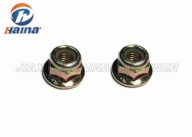 Locknut M16 ενθέτων φλαντζών δεκαεξαδικού αποθεμάτων ο νάυλον ψευδάργυρος χάλυβα άνθρακα που καλύπτεται τελειώνει