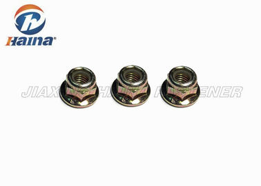Locknut M16 ενθέτων φλαντζών δεκαεξαδικού αποθεμάτων ο νάυλον ψευδάργυρος χάλυβα άνθρακα που καλύπτεται τελειώνει