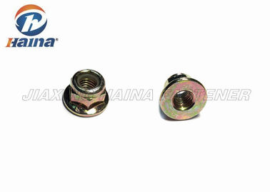 Locknut M16 ενθέτων φλαντζών δεκαεξαδικού αποθεμάτων ο νάυλον ψευδάργυρος χάλυβα άνθρακα που καλύπτεται τελειώνει