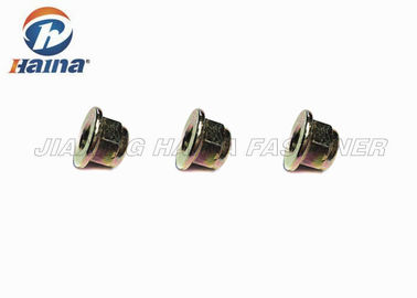 Locknut M16 ενθέτων φλαντζών δεκαεξαδικού αποθεμάτων ο νάυλον ψευδάργυρος χάλυβα άνθρακα που καλύπτεται τελειώνει