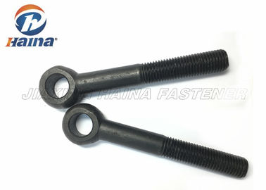Μαύρο μπουλόνι ματιών επιφάνειας DIN 580 ανυψωτικό, πλήρως περασμένο κλωστή μπουλόνι ματιών για το φίλτρο μόνο