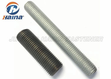 DIN975 άνθρακα περασμένη κλωστή ράβδος επιστρώματος χάλυβα υλική μαύρη πλήρως για την οικοδόμηση