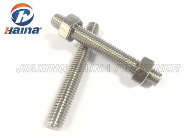 Ανοξείδωτο DIN976 DIN975 A2 304 316 όλα πλήρη περασμένα κλωστή μπουλόνια και καρύδια ράβδων