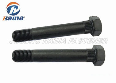 Μαύρα Knurls δεσμών νημάτων θερμικής επεξεργασίας μισά επικεφαλής μπουλόνια δεκαεξαδικού