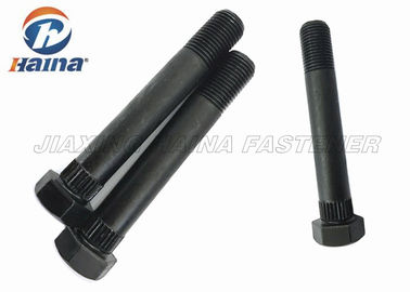 Μαύρα Knurls δεσμών νημάτων θερμικής επεξεργασίας μισά επικεφαλής μπουλόνια δεκαεξαδικού