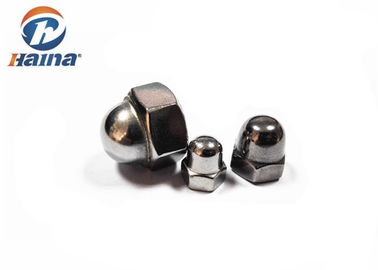 ανοξείδωτο σαφές DIN1587 A2-70 a4-80 Hexagon καρύδι βελανιδιών M4-M24
