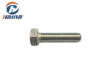 DIN933 ανοξείδωτου SS304 A2-70 πλήρες νημάτων μπουλόνι βιδών δεκαεξαδικού επικεφαλής