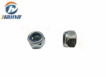 DIN 985 νάυλον locknuts ενθέτων δεκαεξαδικού ψευδάργυρου χάλυβα άνθρακα για το συνδετήρα κλειδώματος