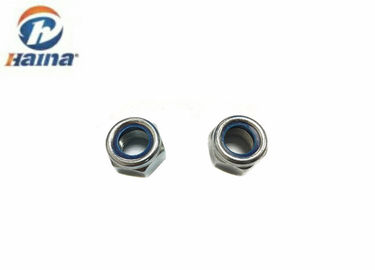 DIN 985 νάυλον locknuts ενθέτων δεκαεξαδικού ψευδάργυρου χάλυβα άνθρακα για το συνδετήρα κλειδώματος