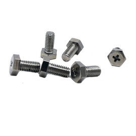 SS304/316 διαγώνιες κοιλοτήτων βίδες μηχανών Phillips δεκαεξαδικού επικεφαλής
