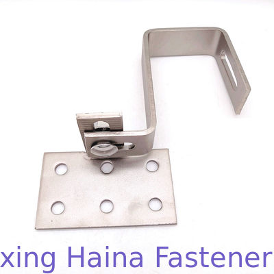 A4 συνήθεια ηλιακού πλαισίου ανοξείδωτου που τοποθετεί το διευθετήσιμο γάντζο στεγών κεραμιδιών