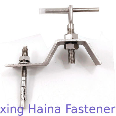 Soffit επένδυσης τοίχων κουρτινών ανοξείδωτου SS304 SS316 σαφής πέτρινη άγκυρα