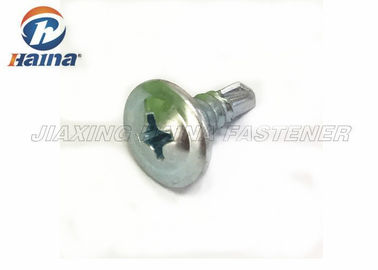 White Color HDG flat head carbon Steel Coarse Thread  Self Drilling Screws