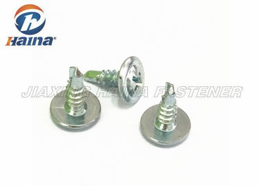 White Color HDG flat head carbon Steel Coarse Thread  Self Drilling Screws